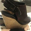 ALLSAINTS Black Leather Wedge Photo 5