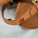 Ralph Lauren Lauren  Lucetta Brown Leather Wedge Sandal Size 8.5 Photo 3