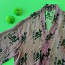 Ban Jara  Kimono wrap size One Size purple black robe silk  Photo 1