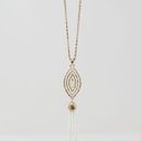 Style & Co  Gold-Tone Seed Bead Tassel Long Pendant Necklace 32" Photo 1