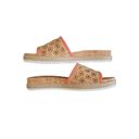 Jack Rogers NWOT  Coral Floral Cutout Cork Slide Sandals Size 9M Photo 1