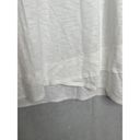 Chico's  White Scoop Neck 3/4‎ Sleeve Cotton Blend Layer Blouse Size 2/LG Photo 3