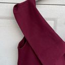 Eloquii NWT  Womens Dress Maroon Off The Shoulder Fit Flare V Neck Plus 18 Photo 4