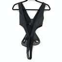 One Piece Mapale Bodysuit Women's Sz S/M Mesh Bodysuit  Black Cutouts Photo 1