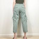 DKNY Vintage Y2K  Pure Sage Green Mid Rise Cargo Capri Pants Size 4 Photo 1