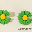 Daisy Cute Fresh  Flower Earrings Photo 1