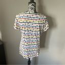 The Comfy Boden Stripes Ahead Tshirt short sleeves polka dot women’s size 10 Photo 3