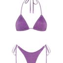 Triangl Swimwear Purple Vinca Sparkle Bikini Photo 5