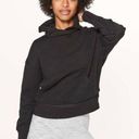 Lululemon  Athletica Black Warm Down Hoodie W3AS7S Women 10 Photo 0