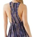 Ecote Urban Outfitters Ecoté size 6 Watercolor High Neck T-back Mini Dress Photo 1