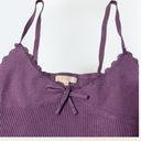 Full Tilt y2k 2000s Purple Lacy Cami Cottagecore Coquette Crop Top Size M Photo 2