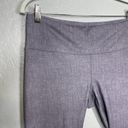 prAna Size L Gray Pillar Printed Mid Rise Striped Capri Legging Cropped Athletic Photo 2