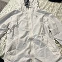 Ralph Lauren White and Gray  Reversible Zip-Up Raincoat Windbreaker Hoodie Photo 2