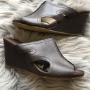 Unisa NWOT  Women's Brown Wedge Summer Sandals sz 8 Photo 2