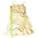 American Eagle  Yellow Ruffled Boho Wrap Dress Womens Large Photo 4