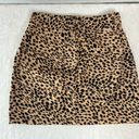 Billabong  Mini Skirt Animal Print‎ Leopard Black and Tan Women's Size 26 Photo 1