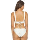 PilyQ New.  white bikini set. S-bottom/D-cup top. Retails $149 Photo 2