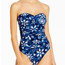Bleu Rod Beattie New.  blue strapless swimsuit. Normally $129. Size 12 Photo 3
