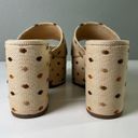 Larroude Woven Raffia Multicolor Dot Miso Platform Sandal In Natural 9.5 Photo 9