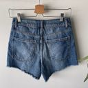 DL1961  Shorts Womens 24 Blue Denim Distressed Sequin High Rise Capricorn Summer Photo 4