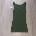 Gap Ribbed Olive Green Tank Top Photo 3