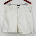 Polo  Jeans Company Ralph Lauren White Denim Jean Shorts Size 10 Photo 0