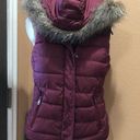 Banana Republic  detachable hood burgundy vest Photo 0