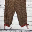 Daniel Rainn DR2 by  NWT 3X Black & Orange Printed Elastic Waist Crop Capri Pants Photo 2