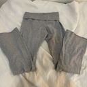 Brandy Melville Grey fold over flare pants Photo 1