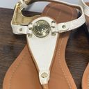 Tommy Hilfiger  thong white gold sandal, size 8 ￼ Photo 3