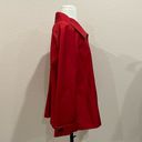 Gallery Red Petticoat NWOT Trench Coat Size Medium Photo 4