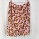 Lane Bryant  Floral Midi Skirt Blouse Womens 18 20 Pink Cottage Core Puff Sleeve Photo 1