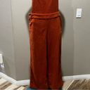 Petal  dew orange corduroy overalls Photo 2