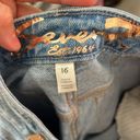 Seven7  jeans size 16 fashion Jean distressed straight leg Photo 3