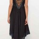 We Are HAH  The Evelyn Reversible Lace Up Corset Dress Black Size XS Photo 1