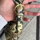 By Far Mara Leather Snakeskin Python Snake Print Shoulder Bag Photo 6