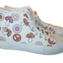 American Eagle  AE Hightop Canvas Mushroom Sneaker Size 9 2023 Lace Up Bumper Toe Photo 0