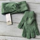 BP 5/$25 NWT  Women's Headwrap and Gloves in Green Jewel Photo 0