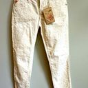 Dear John  NWT cream paisley print crop jeans size 26 Inseam 26 Photo 0