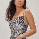 Nasty Gal  Zebra Print Cowl Neck Cami Top nwot size 18 Photo 1