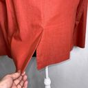 Larry Levine  Stretch Red One Button Casual Career Dressy Blazer 14 Photo 8