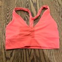 Athleta Coral Pink  Sports Bra Photo 0