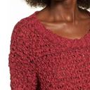 Band of Gypsies  Red Chunky Knit Sweater Size Small NWT Photo 2