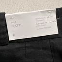 Loft Anne Taylor  Linen Julie Curvy Classic Trouser | Black | NWT Photo 7