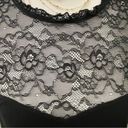 Torrid Black Lace Flutter Sleeve Swing Top Mock Neck Soft 2X Sweetheart Yoke Photo 3