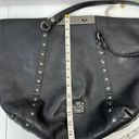 Patricia Nash  Benvenuto Black Leather Distressed Large Tote Bag Studded Purse Photo 14