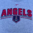 Nike Vintage Los Angeles Angels Grey Graphic T-shirt Photo 2