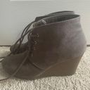 Brown Heeled Booties Size 9 Photo 0