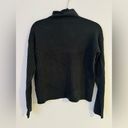 Tahari  Sport Ribbed Sweatshirt Pullover Women Size XS Black And Green NWOT Photo 2