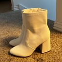 Madden Girl White High Heel Boots Photo 4